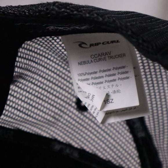 NWT Rip Curl Nebula Curve Trucker Hat Mesh Cap Snapback One Size Adjustable - Picture 8 of 8